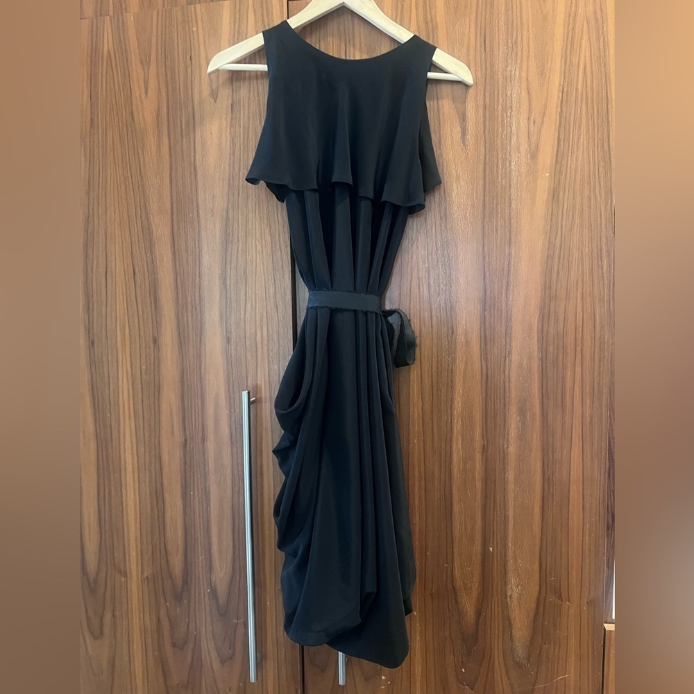 Louiza Babouryan Silk Dress With Pockets - Picture 6 of 6